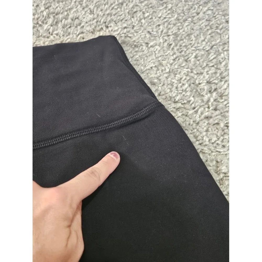 Lululemon Align High-Rise Biker Shorts Women Size 4 Black Yoga Workout